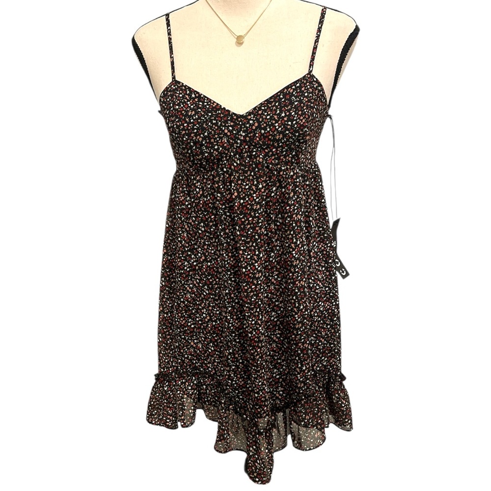 Cope | Urban Outfitters NEW floral print spaghetti strap lined Babydoll Dress XS